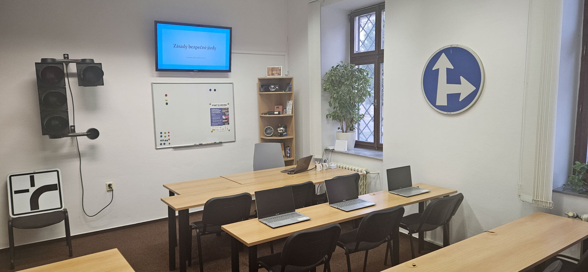 Učebna Autoškoly AHHA